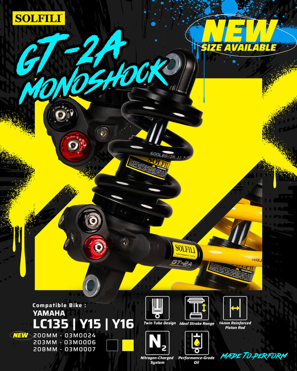 NEW SIZE NOW AVAILABLE GT-2A 200mm